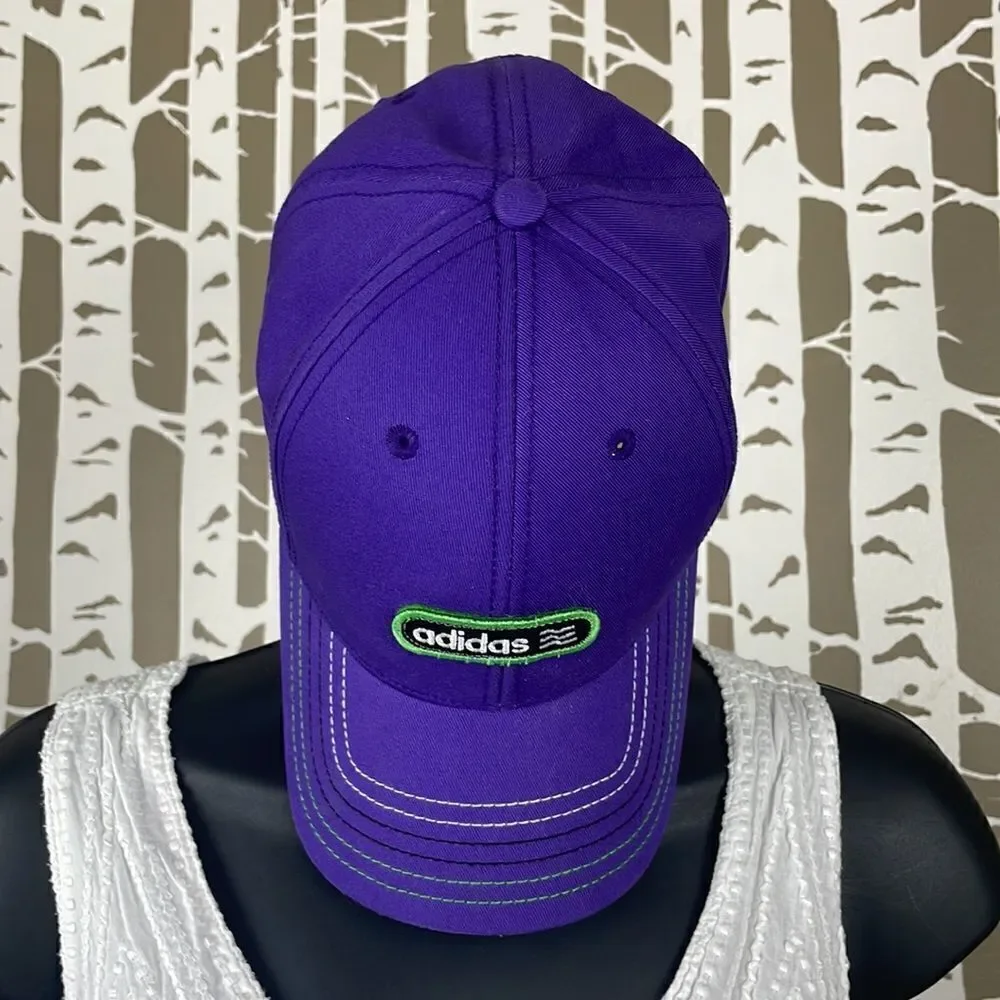 Adidas Purple Snap Back Hat Golf Baseball OS